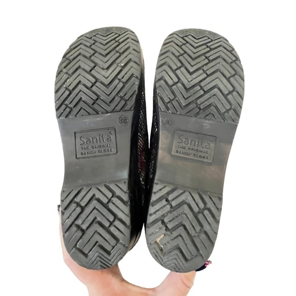 Sanita Pro Floral Ohana Comfort Professional Clog Mosaic Metallic Floral Sz 7.5 - Picture 10 of 10